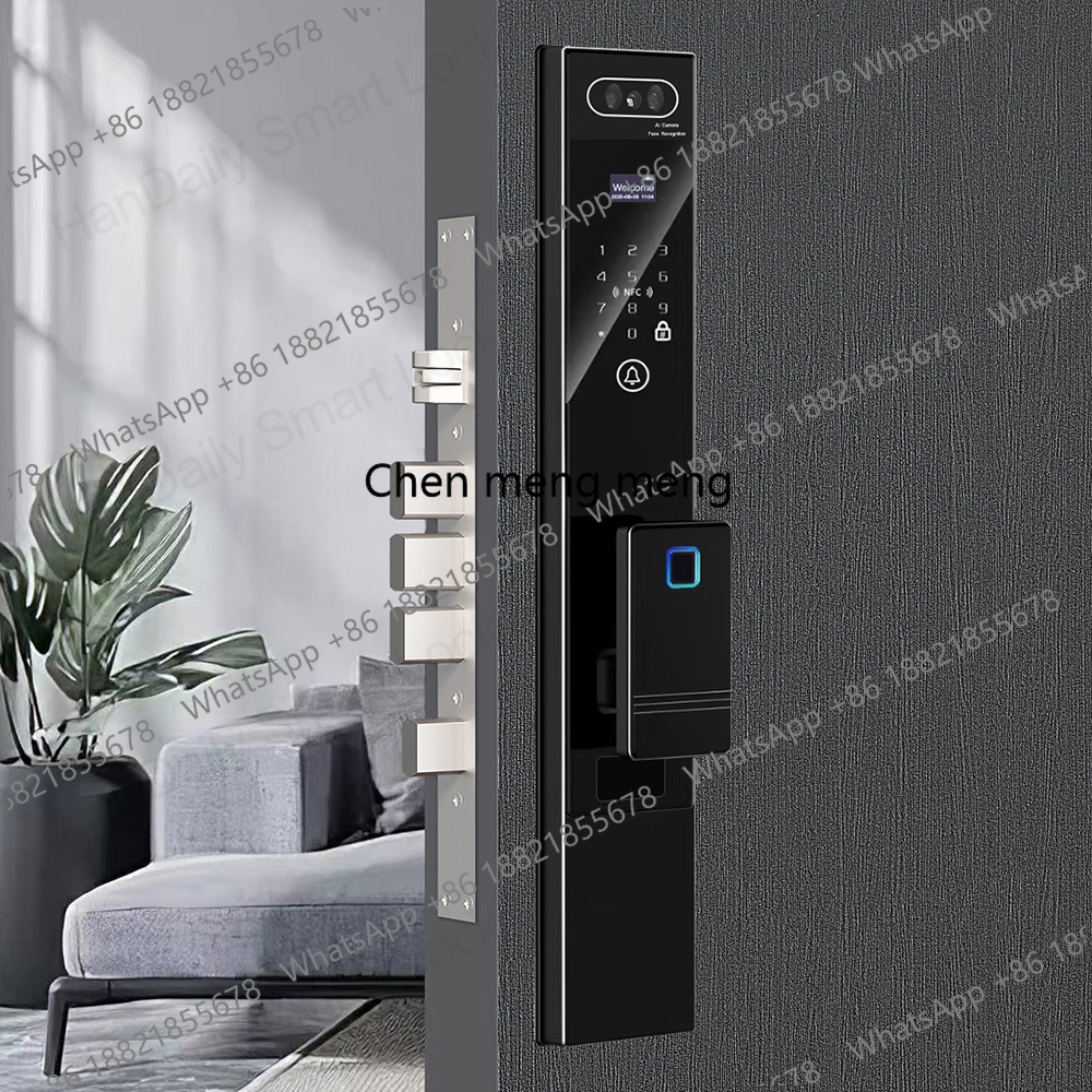Smart Home Video Doorbell Installation - Handaily Fingerprint Video Intercom Locks Face