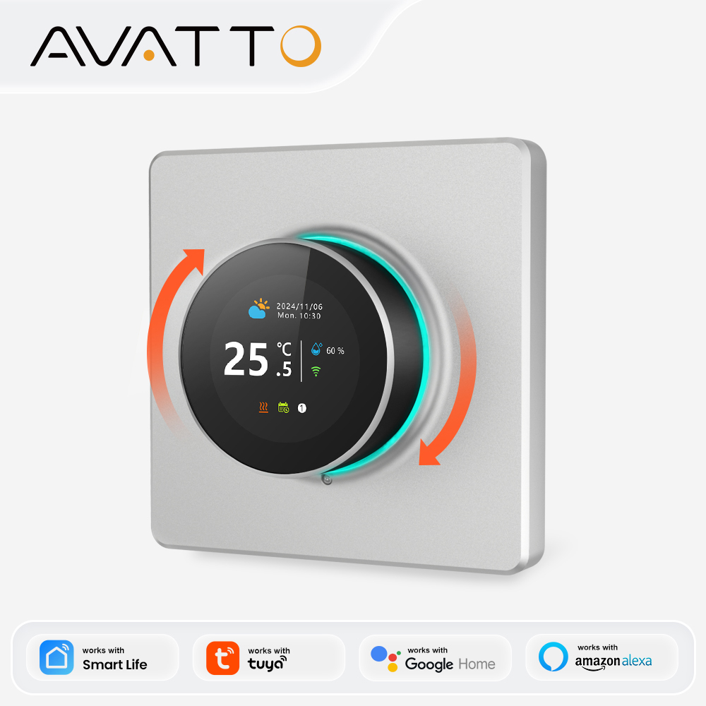 Smart Home Package - AVATTO Tuya WiFi Smart Knob Thermostat