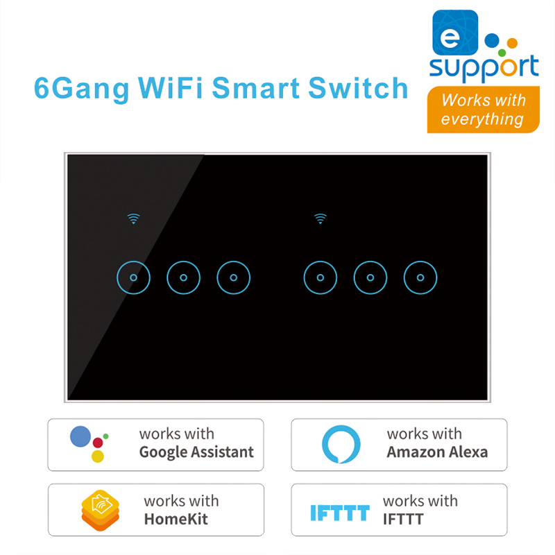 Smart Home Touchscreen Control Panel - WiFi Smart Switch Tuya eWeLink 4