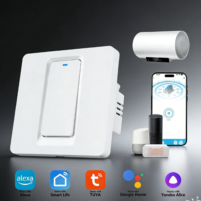 Smart Home Green - Smart Water Heater Switch/WiFi&Bluetooth Touch Control