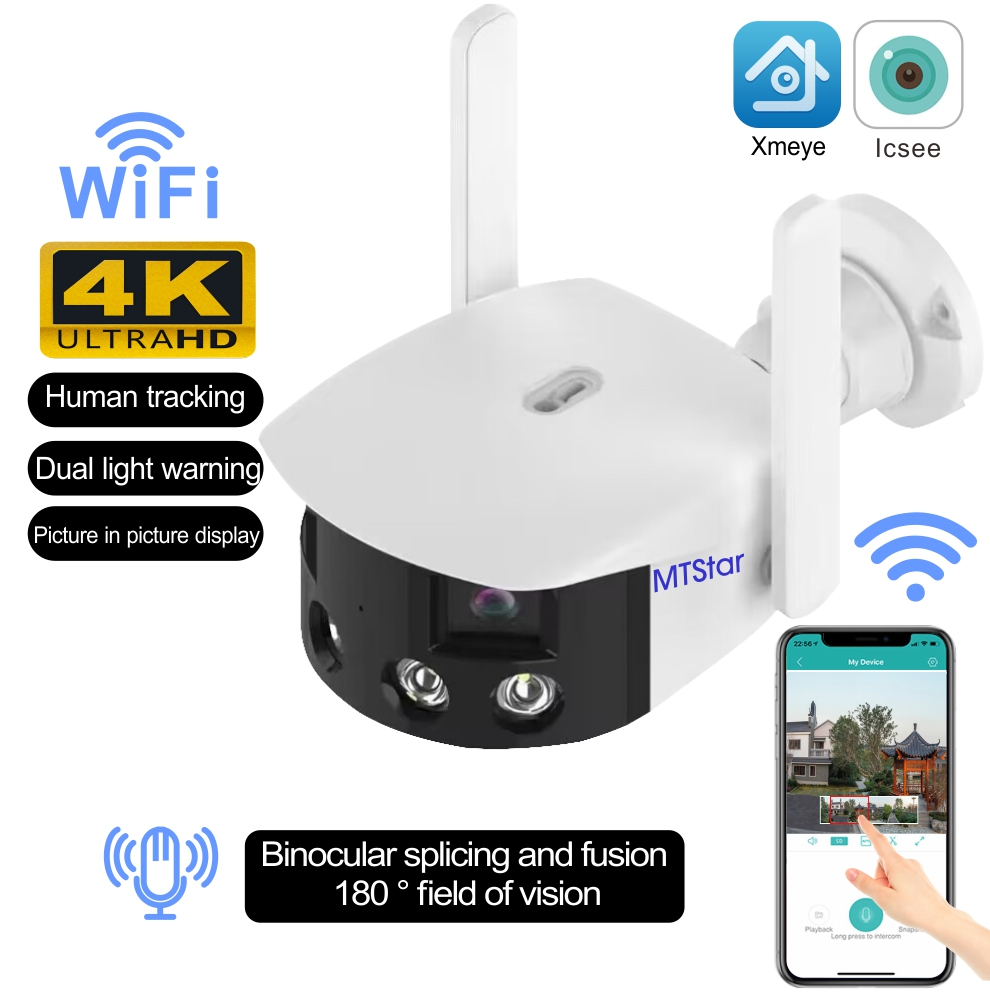 Smart Home Camera - POE Onvif IP Camera WiFi Outdoor