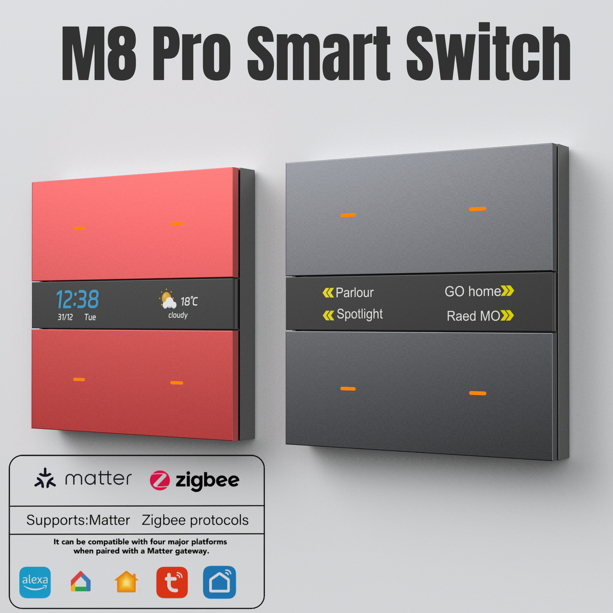 Smart Home Z Wave - M8Pro Tuya Smart Switch & Zigbee