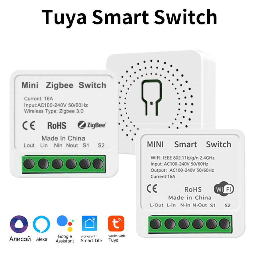 Smart Home Z Wave - Mini Tuya ZigBee WiFi Intelligent Switch
