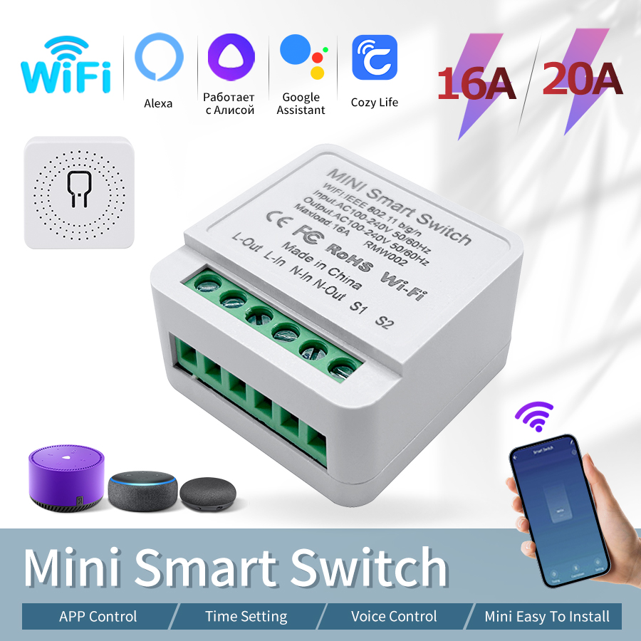 Smart Ir Remote Controller - WiFi Smart Switch 16A/20A CozyLife App
