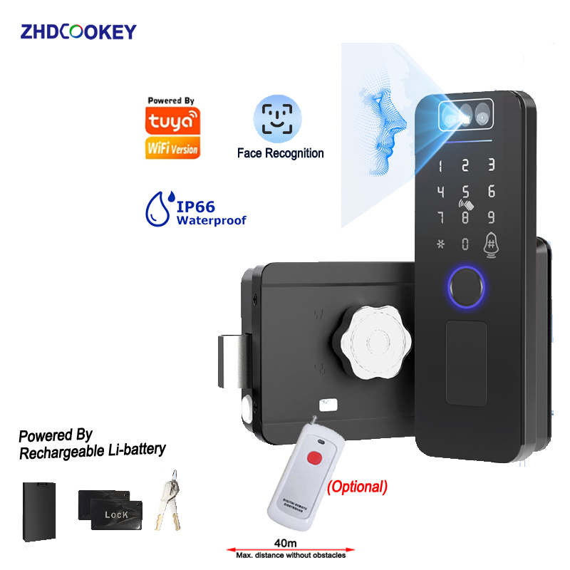 Smart Home Battery Camera - Tuya Wifi SmartLife 3D Face Recognition