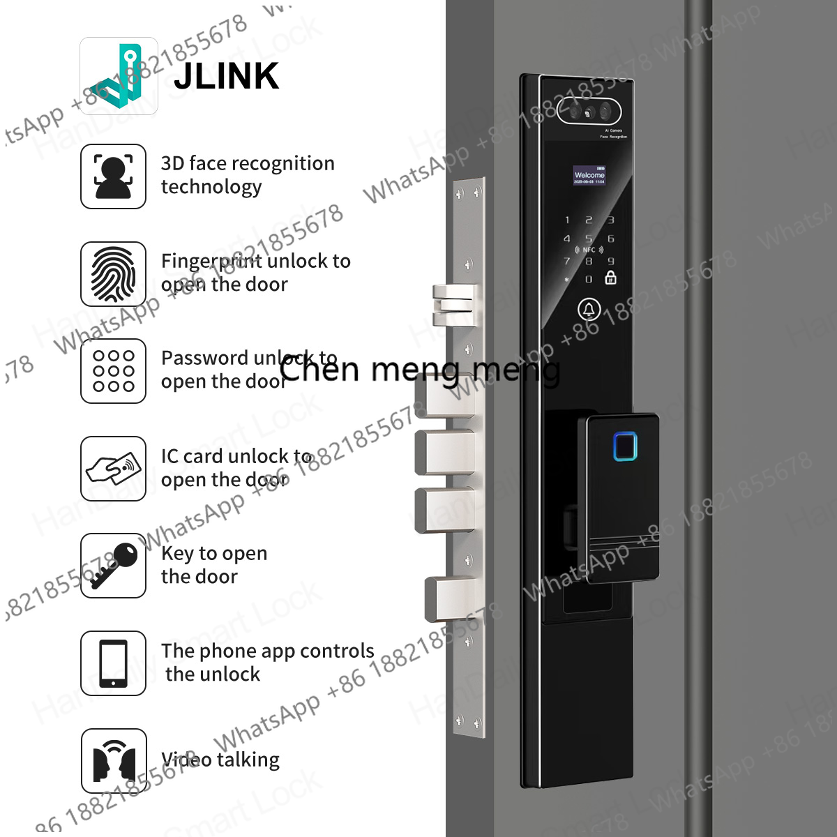 Handaily Fingerprint Video Int - Smart Home Video Doorbell Installation recensie en prijs