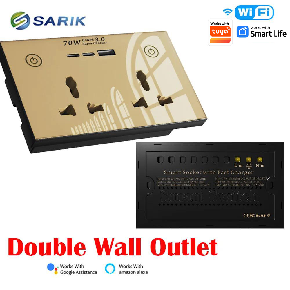 Smart Home Wifi Wall Socket Cr - Smart Home Touchscreen Control Panel recensie en prijs