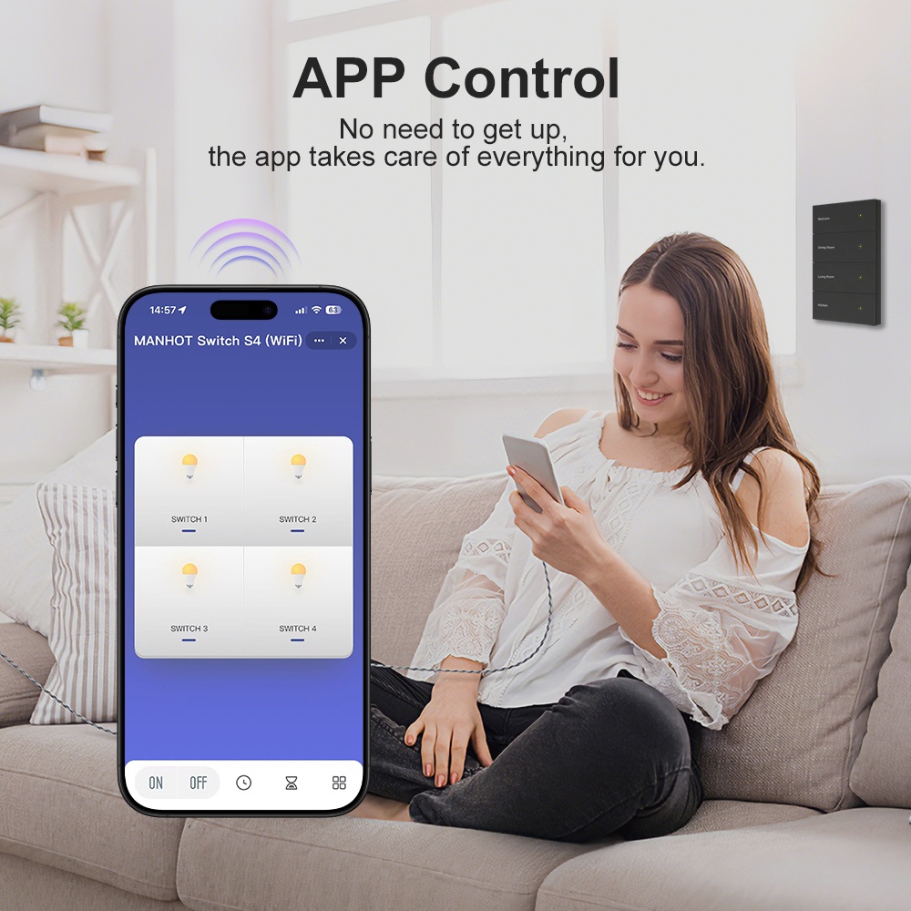 Manhot DIY Name Switch Zigbee  - Smart Home Voice Control recensie en prijs