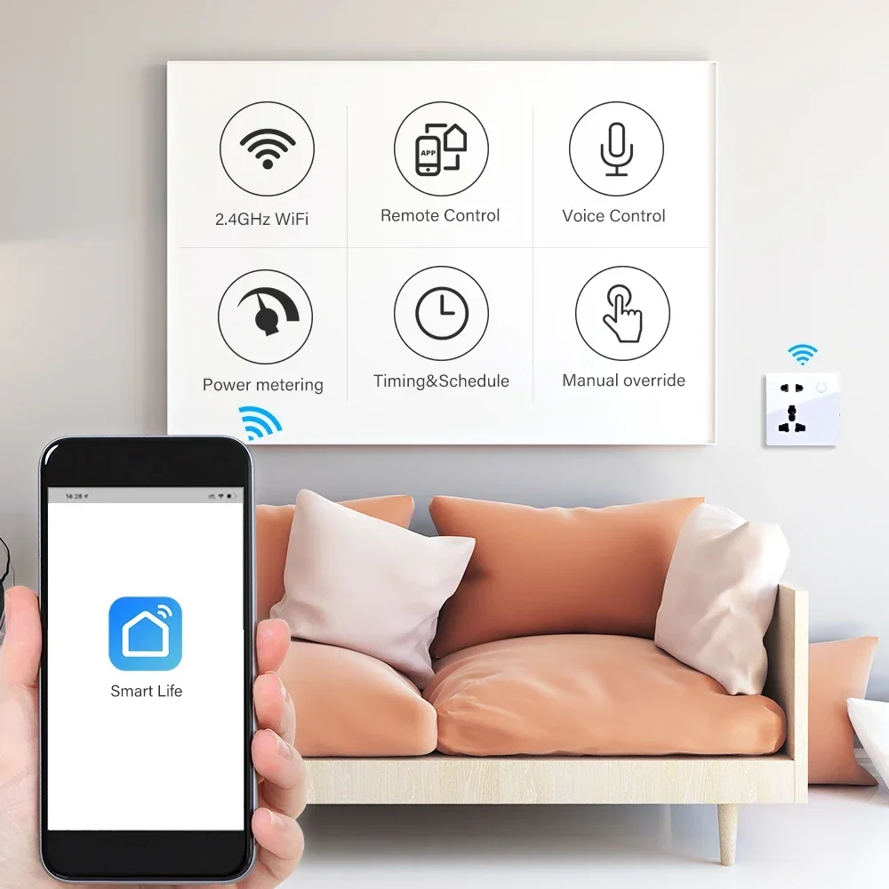 Customized Smart WiFi Wall Soc - Smart Home Touchscreen Control Panel recensie en prijs