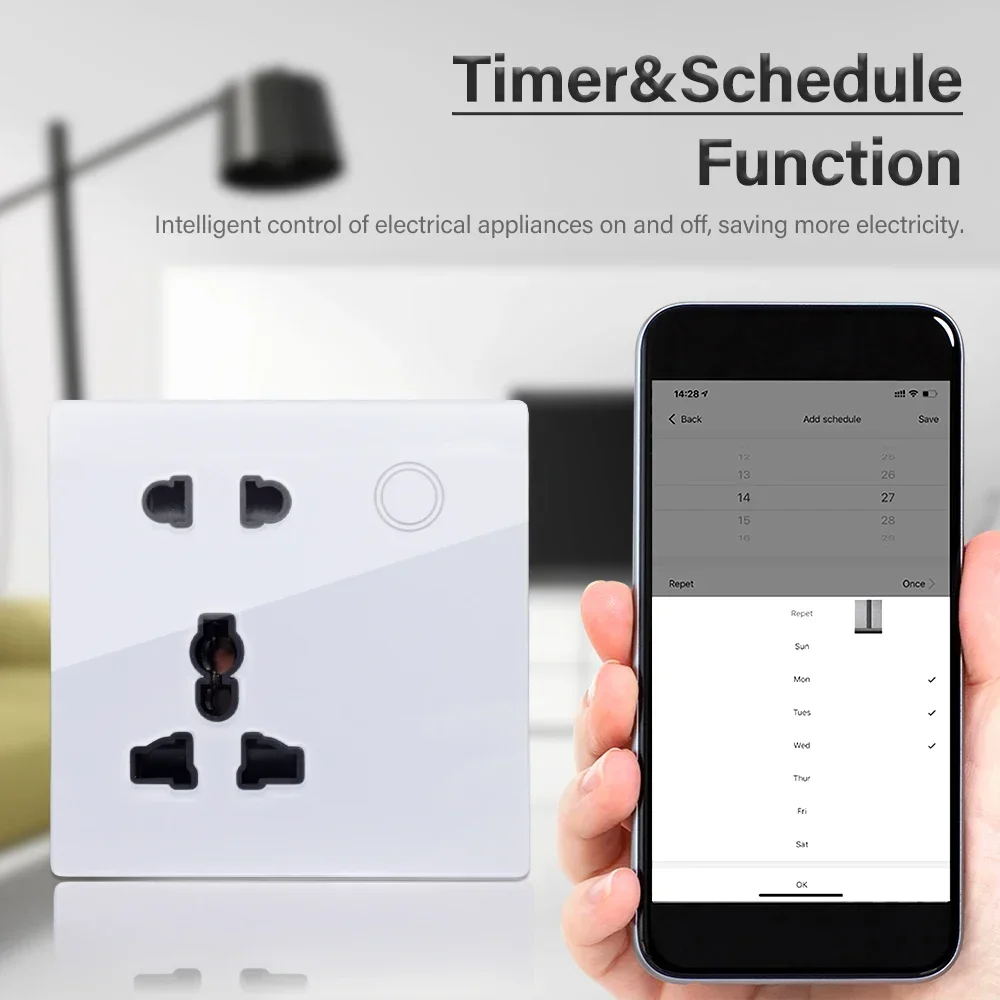 Customized Smart WiFi Wall Soc - Smart Home Touchscreen Control Panel recensie en prijs