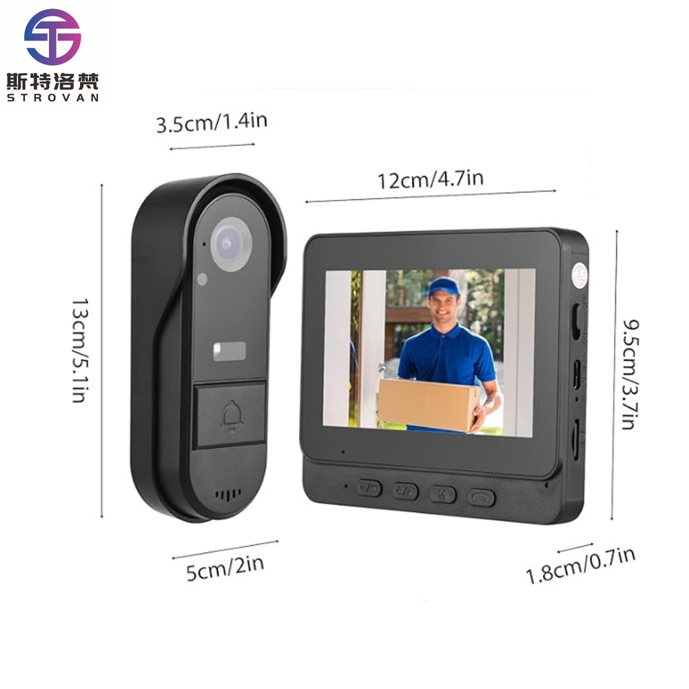 4.3-Inch Smart Doorbell  Syste - Smart Home Video Doorbell Installation recensie en prijs