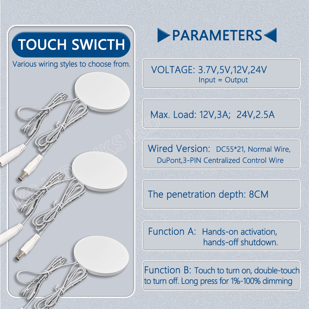 5V 12V 24V  LED Dimmable Touch - Smart Home Touchscreen Control Panel recensie en prijs