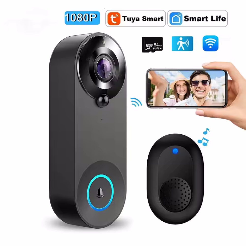 Tuya 1080P Wireless WIFI Doorb - Smart Home Battery Camera recensie en prijs