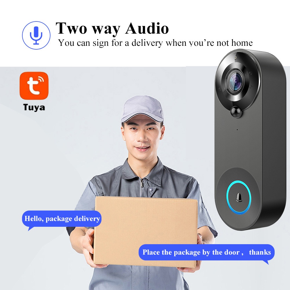 Tuya 1080P Wireless WIFI Doorb - Smart Home Battery Camera recensie en prijs