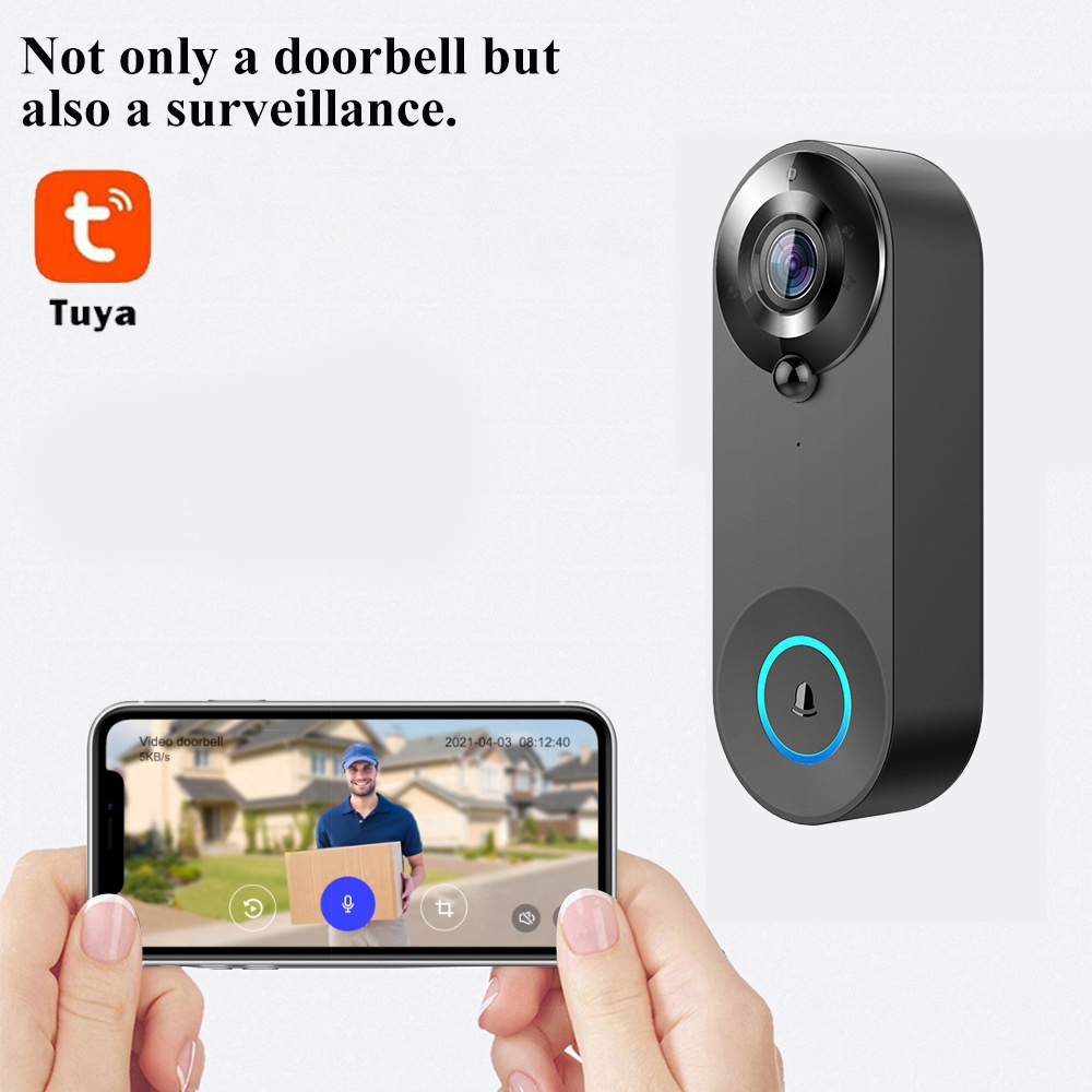 Tuya 1080P Wireless WIFI Doorb - Smart Home Battery Camera recensie en prijs