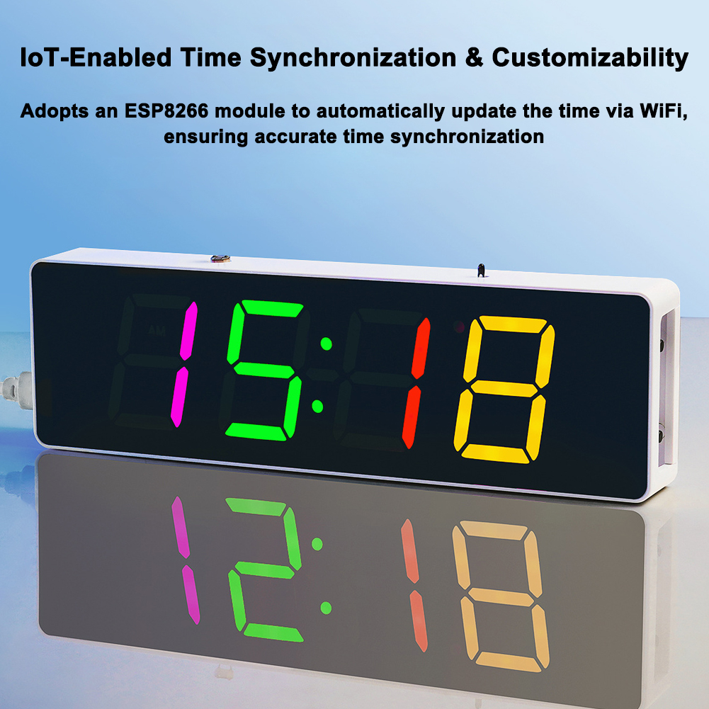 ESP8266 IoT Colorful WiFi Cloc - Smart Home Esp8266 recensie en prijs