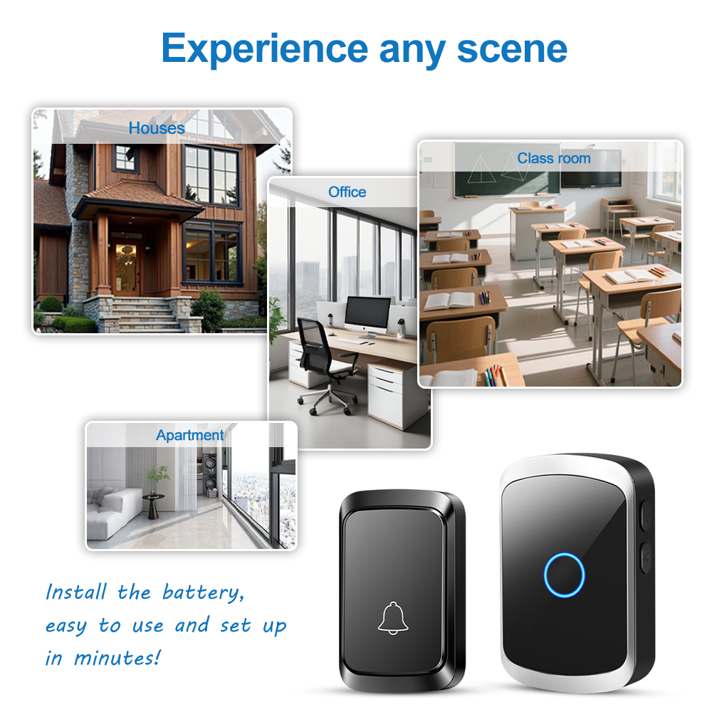 Smart Wireless Doorbell Door C - Smart Home Package recensie en prijs