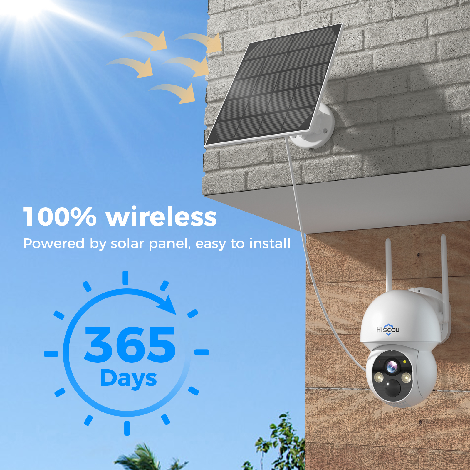 Hiseeu 2K 4MP WIFI PTZ Solar I - Smart Home Camera recensie en prijs