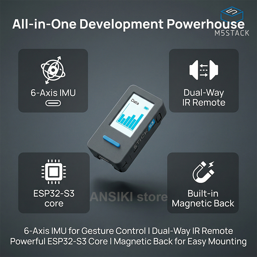 M5Stack M5StickS3 ESP32-S3 IoT - Smart Home Package recensie en prijs