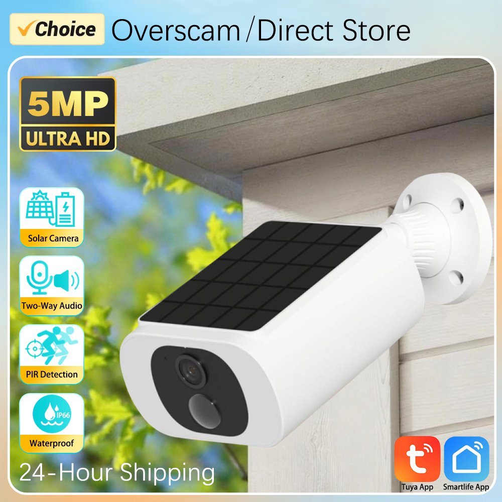 5MP Tuya Smartlife Outdoor Sol - Smart Home Battery Camera recensie en prijs