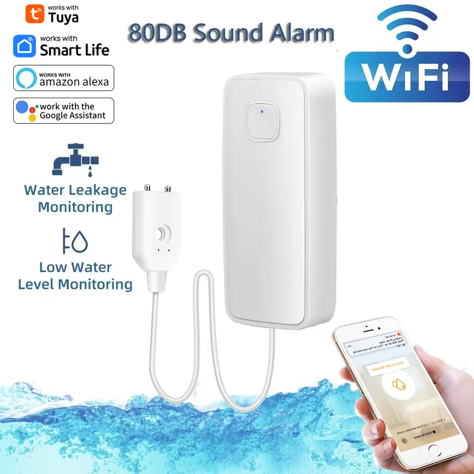 Tuya WiFi Smart Water Leak Sen - Smart Home Water Level Sensor recensie en prijs