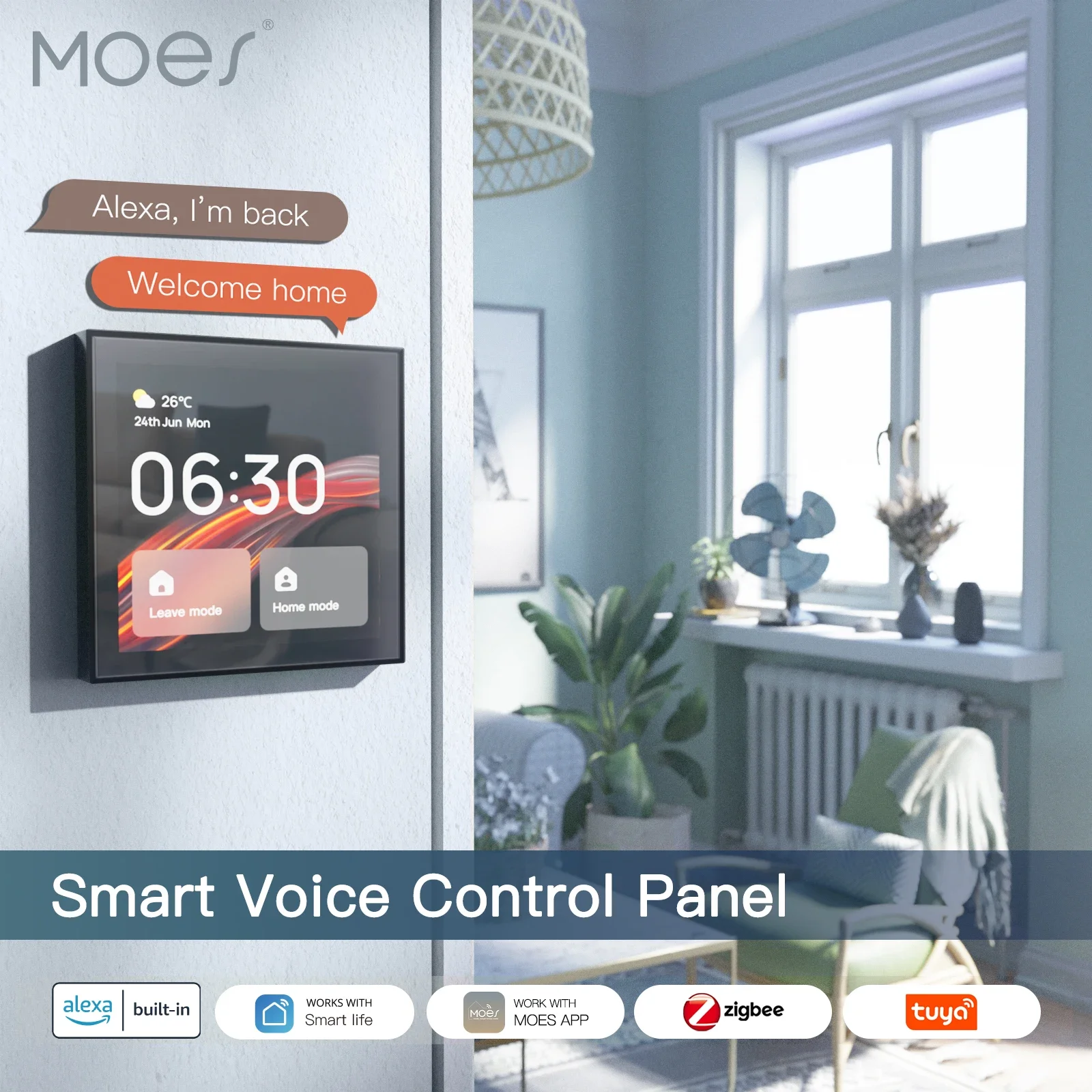 MOES Tuya wifi Multi-functiona - Smart Home Touchscreen Control Panel recensie en prijs