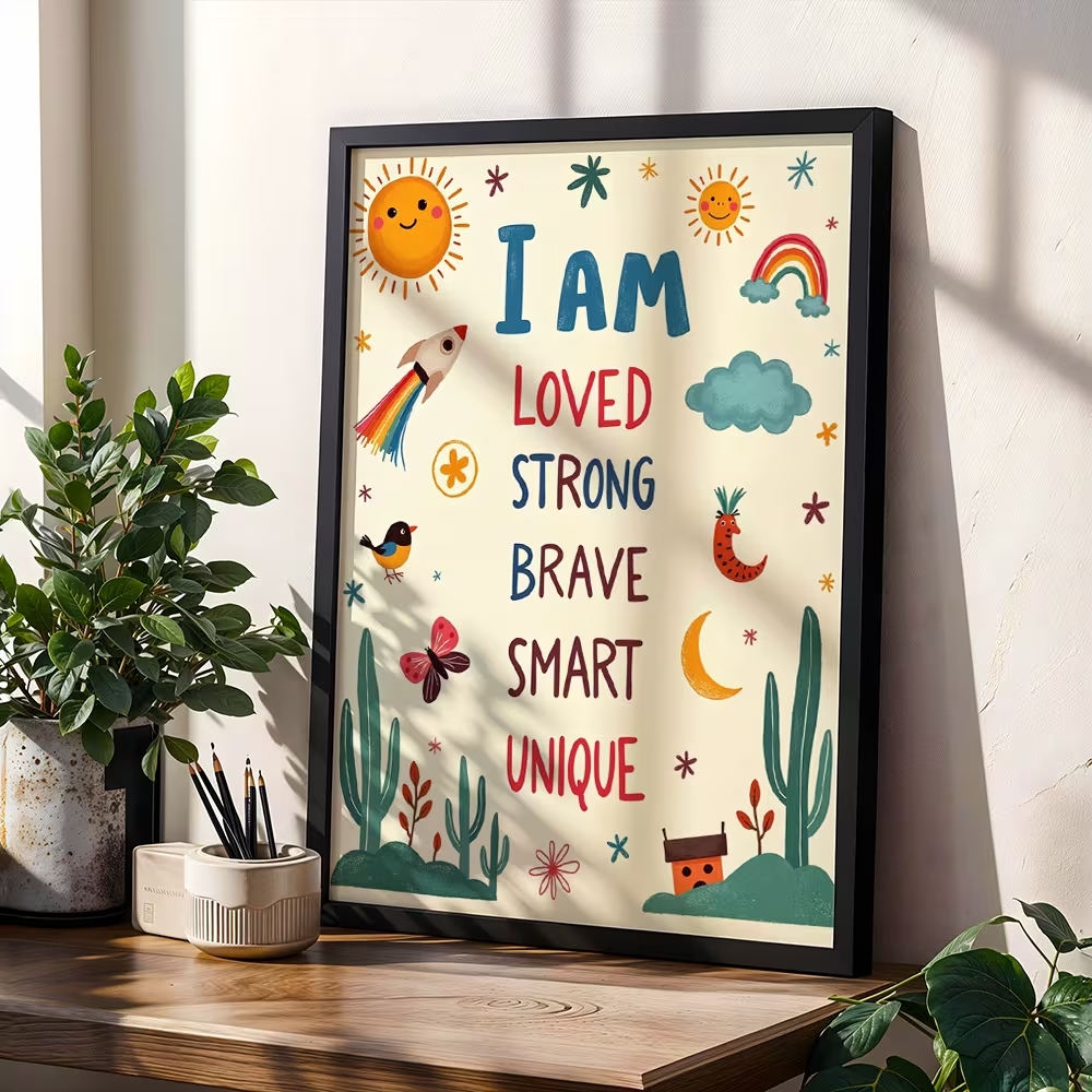 Colorful I Am Loved Strong Bra - Smart Home Poster recensie en prijs