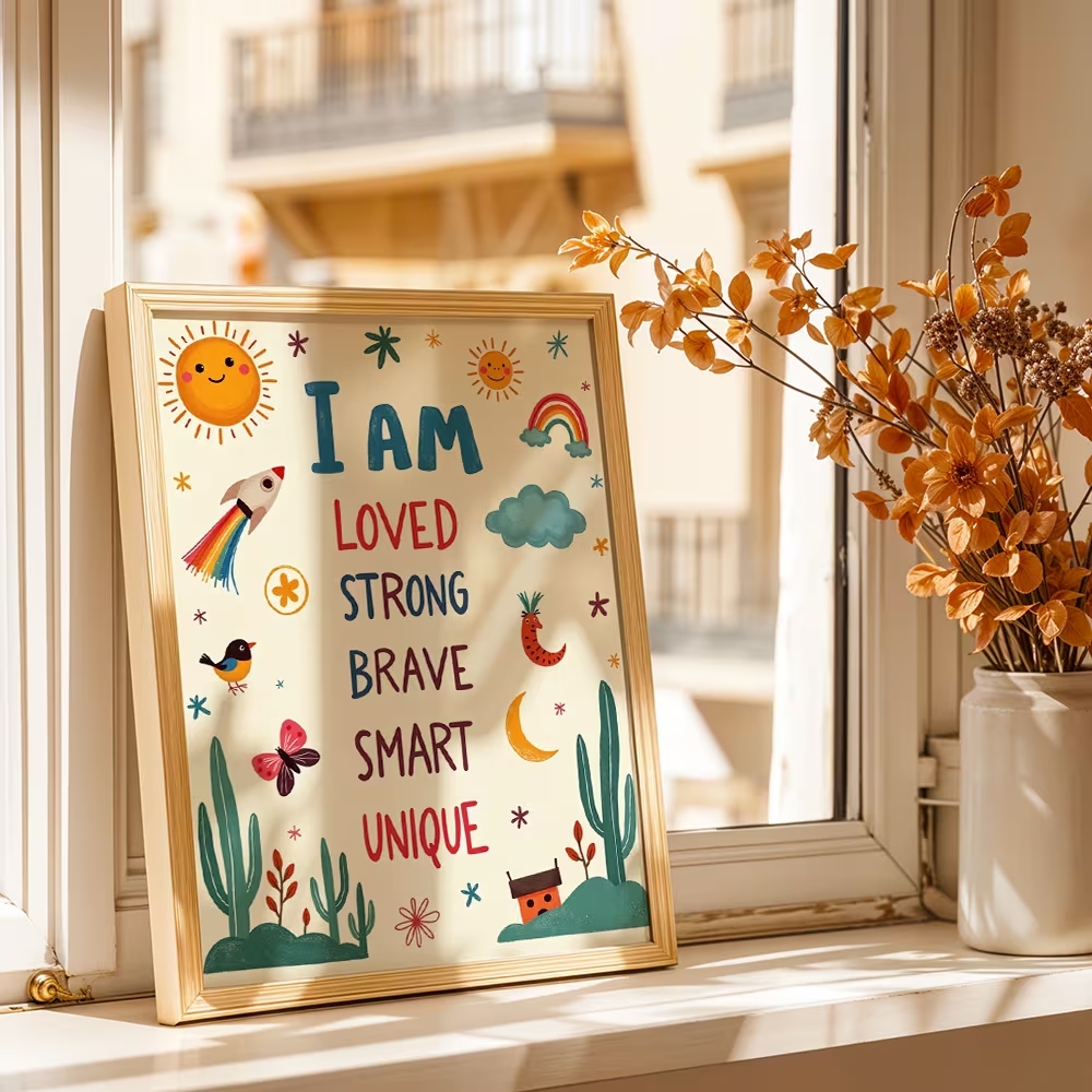 Colorful I Am Loved Strong Bra - Smart Home Poster recensie en prijs