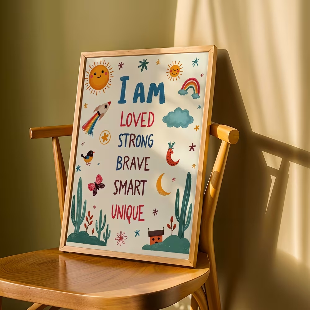 Colorful I Am Loved Strong Bra - Smart Home Poster recensie en prijs