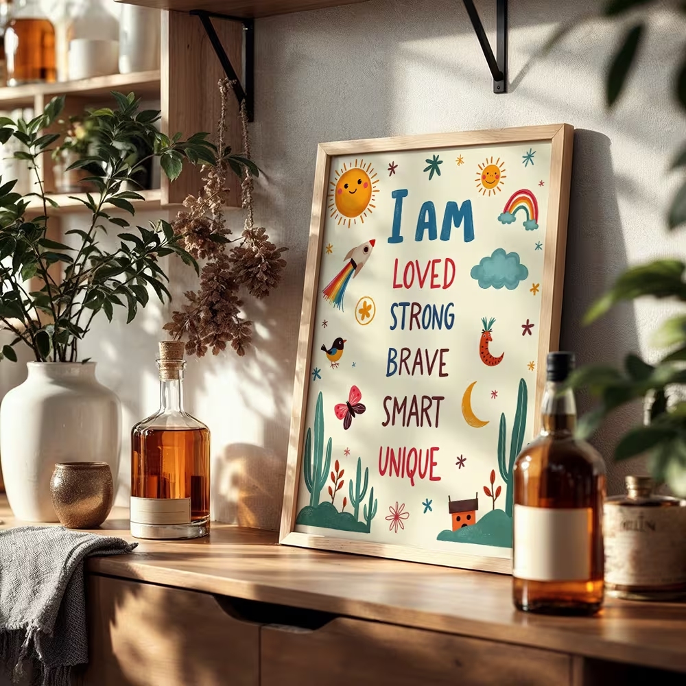 Colorful I Am Loved Strong Bra - Smart Home Poster recensie en prijs