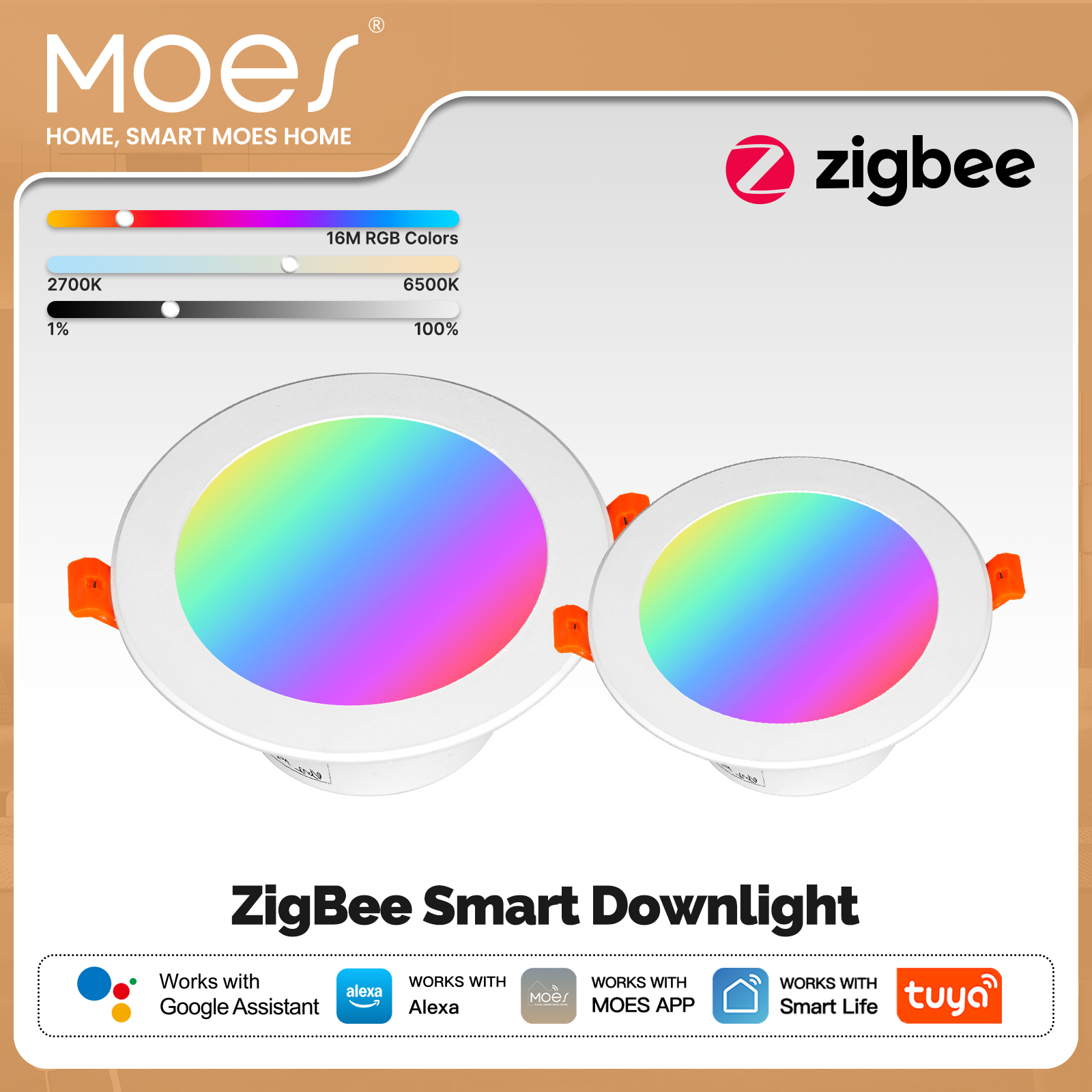 MOES Tuya ZigBee Smart LED Dow - Alexa Compatible Bulb recensie en prijs