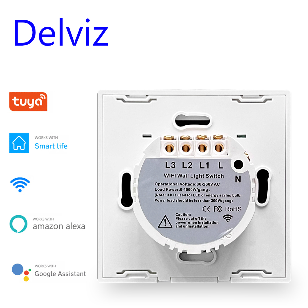 Delviz WiFi Wall Light Switch, - Smart Home Touchscreen Control Panel recensie en prijs