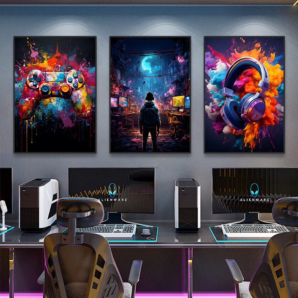 80s 90s Colorful Neon Cyberpun - Smart Home Poster recensie en prijs