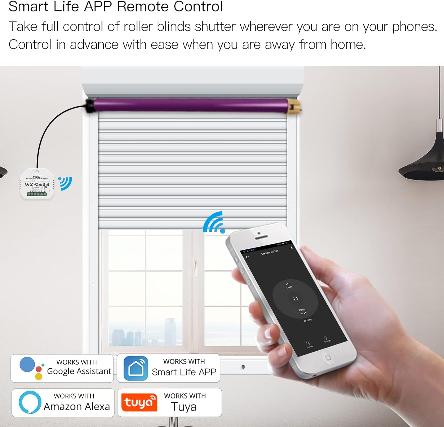 Tuya WiFi Zigbee3.0 Smart Curt - Curtain Motor recensie en prijs