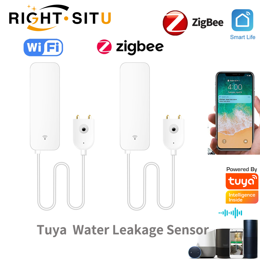 Tuya WiFi Water Leak Sensor, W - Smart Home Green recensie en prijs
