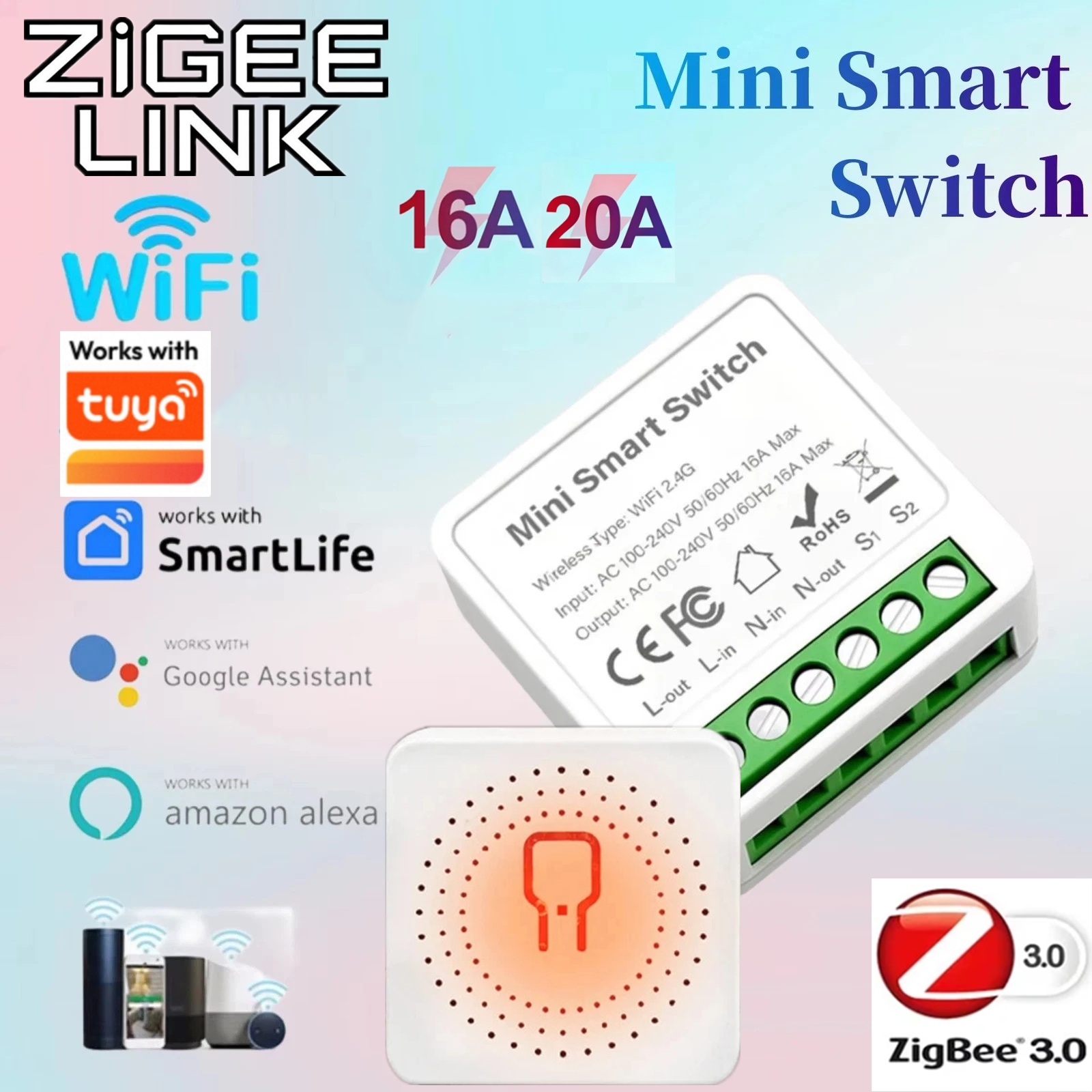 For Tuya Mini Smart WiFi Switc - Smart Home Z Wave recensie en prijs