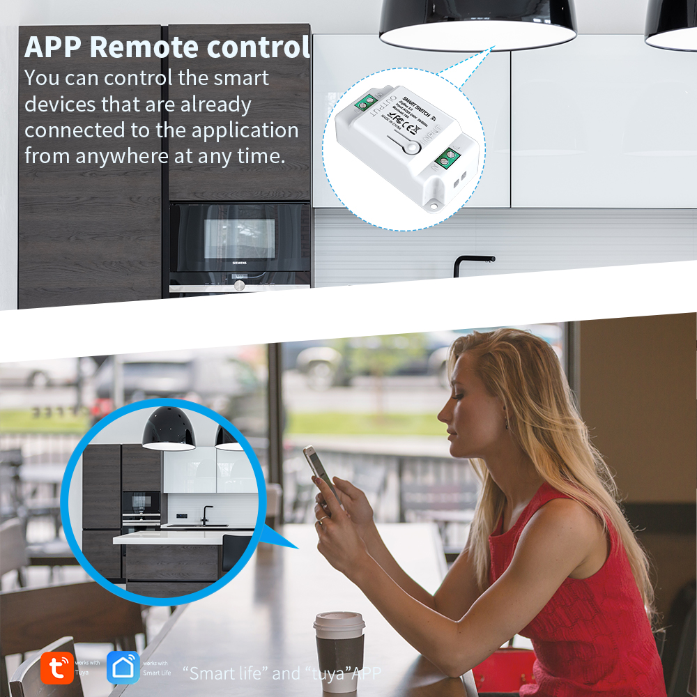 Tuya WiFi Smart Switch Wireles - Smart Home Voice Control recensie en prijs