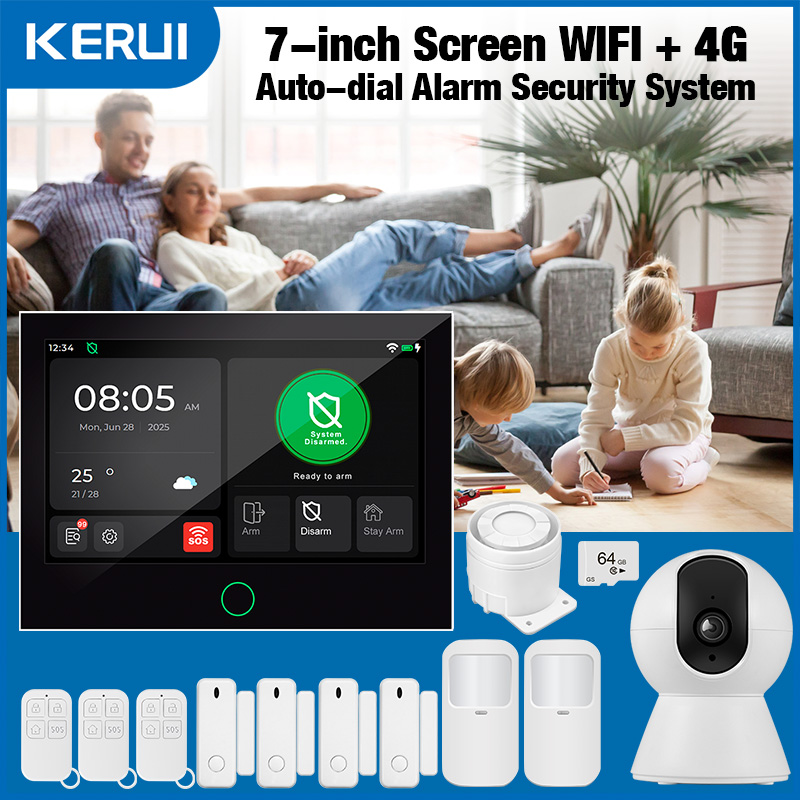 KERUI NEW 4G+WiFi Wireless Hom - Smart Home Package recensie en prijs