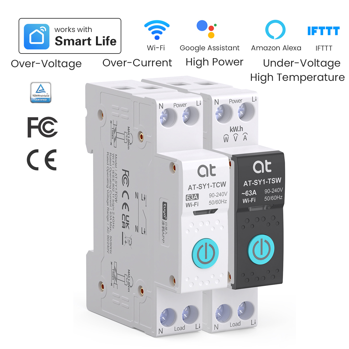 Tuya WiFi Circuit Breaker Smar - Smart Home Voice Control recensie en prijs