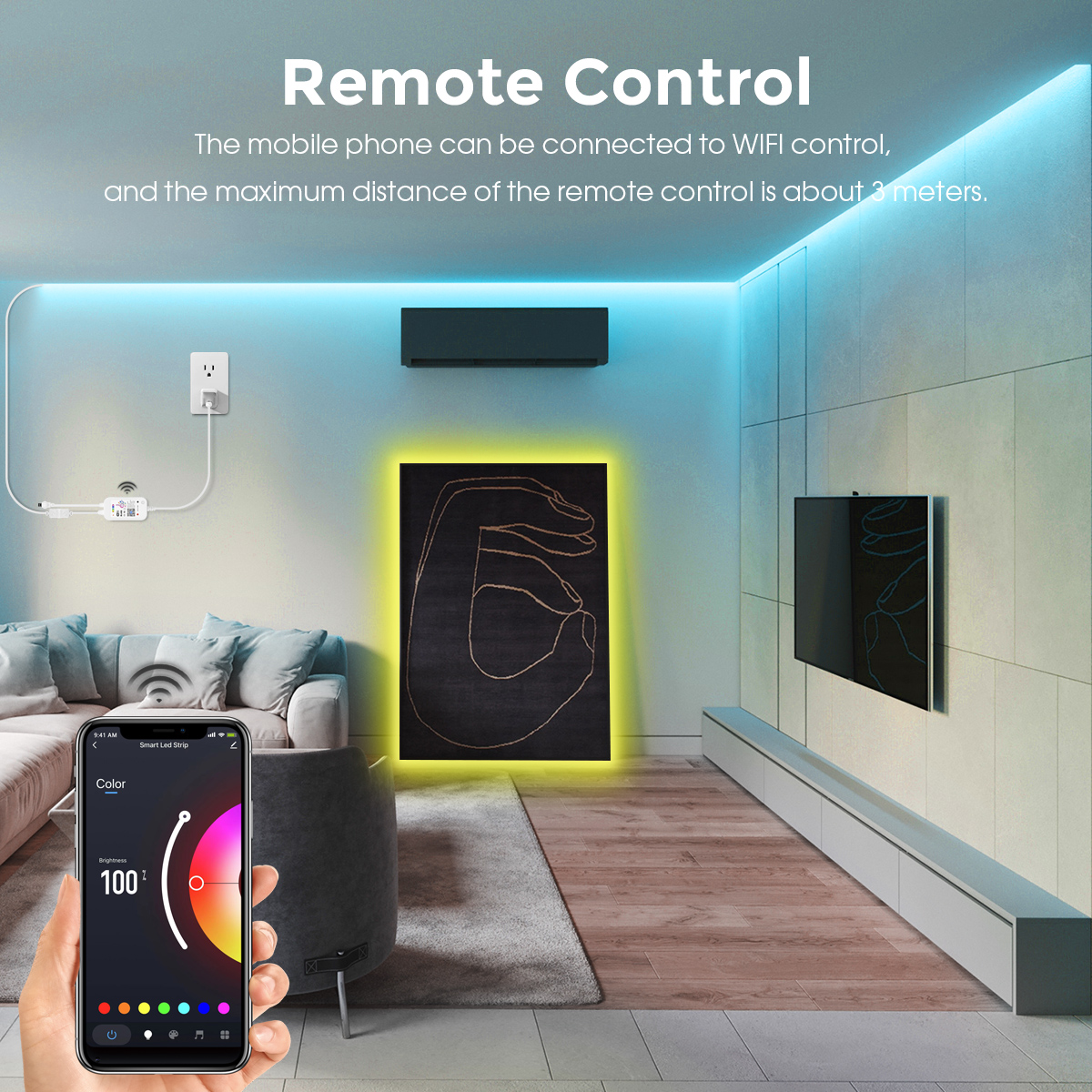 DC5V Tuya APP Wifi LED RGB Con - Alexa Compatible Bulb recensie en prijs