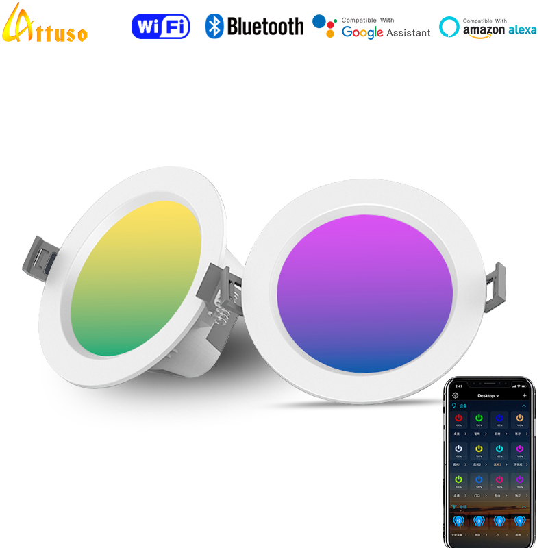 WIFI 5W LED Downlight 85-265V  - Alexa Compatible Bulb recensie en prijs