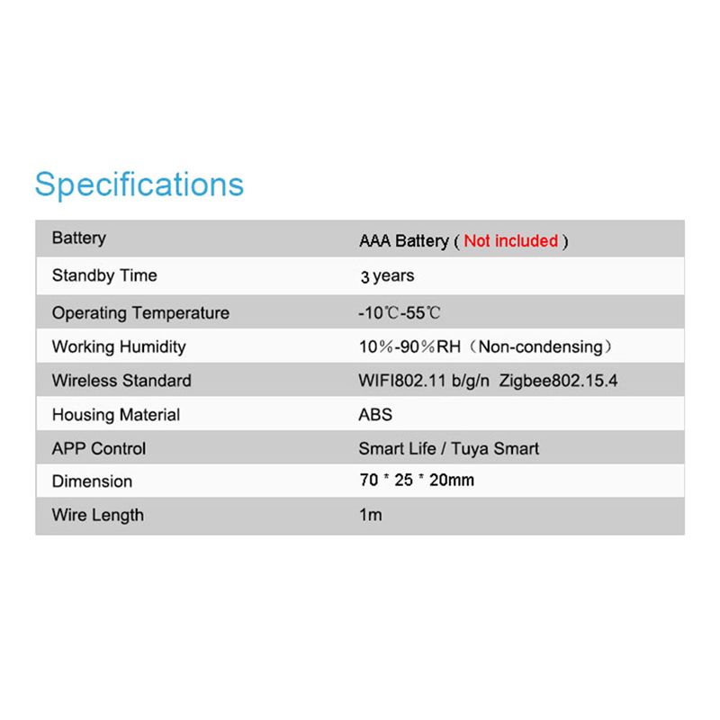 Y22A-Tuya Zigbee Water Level S - Smart Home Water Level Sensor recensie en prijs