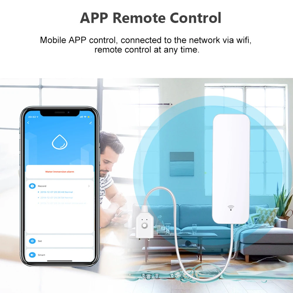 Tuya WiFi Zigbee Water Sensor  - Smart Home Green recensie en prijs