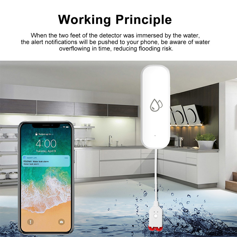 Tuya WiFi Water Leakage Alarm  - Smart Home Green recensie en prijs