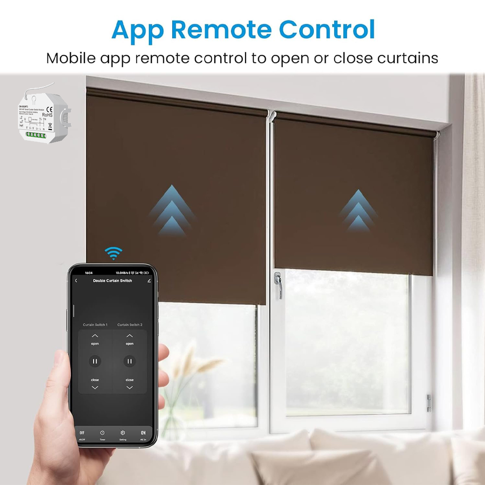 Smart Curtain Switch for Rolle - Smart Home Voice Control recensie en prijs
