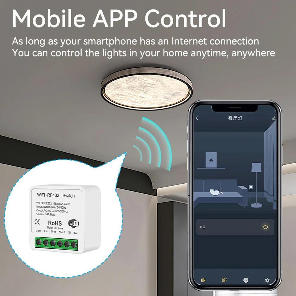 Voice Control Module WiFi RF43 - Smart Home Voice Control recensie en prijs