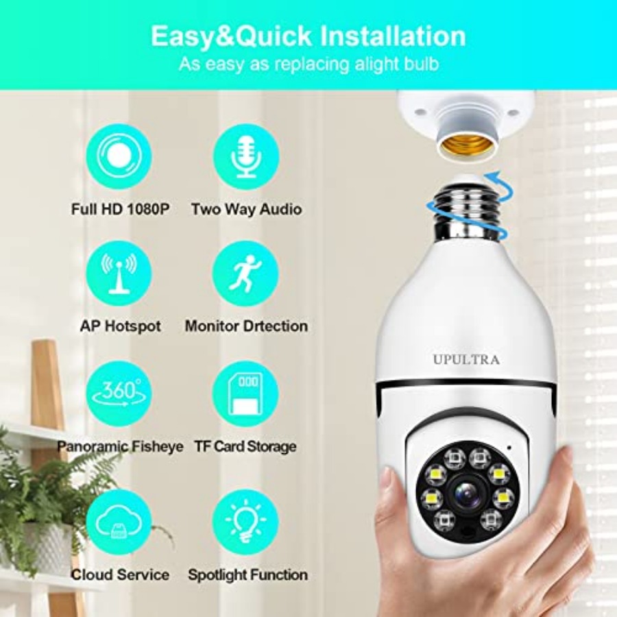 Light Bulb 1080P Security Wire - Smart Home Camera recensie en prijs
