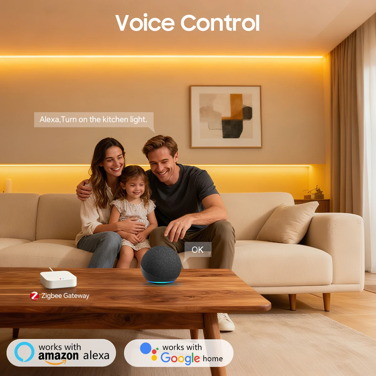 Zigbee Smart Under Cabinet Lig - Alexa Compatible Bulb recensie en prijs