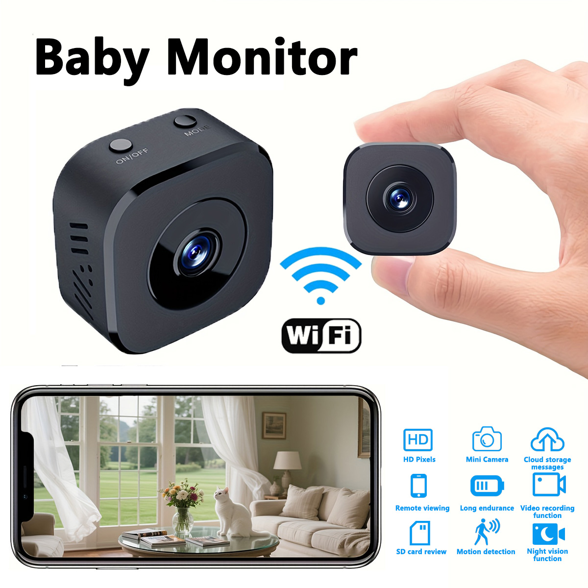 1080P HD Mini WiFi Camera Indo - Smart Home Camera recensie en prijs