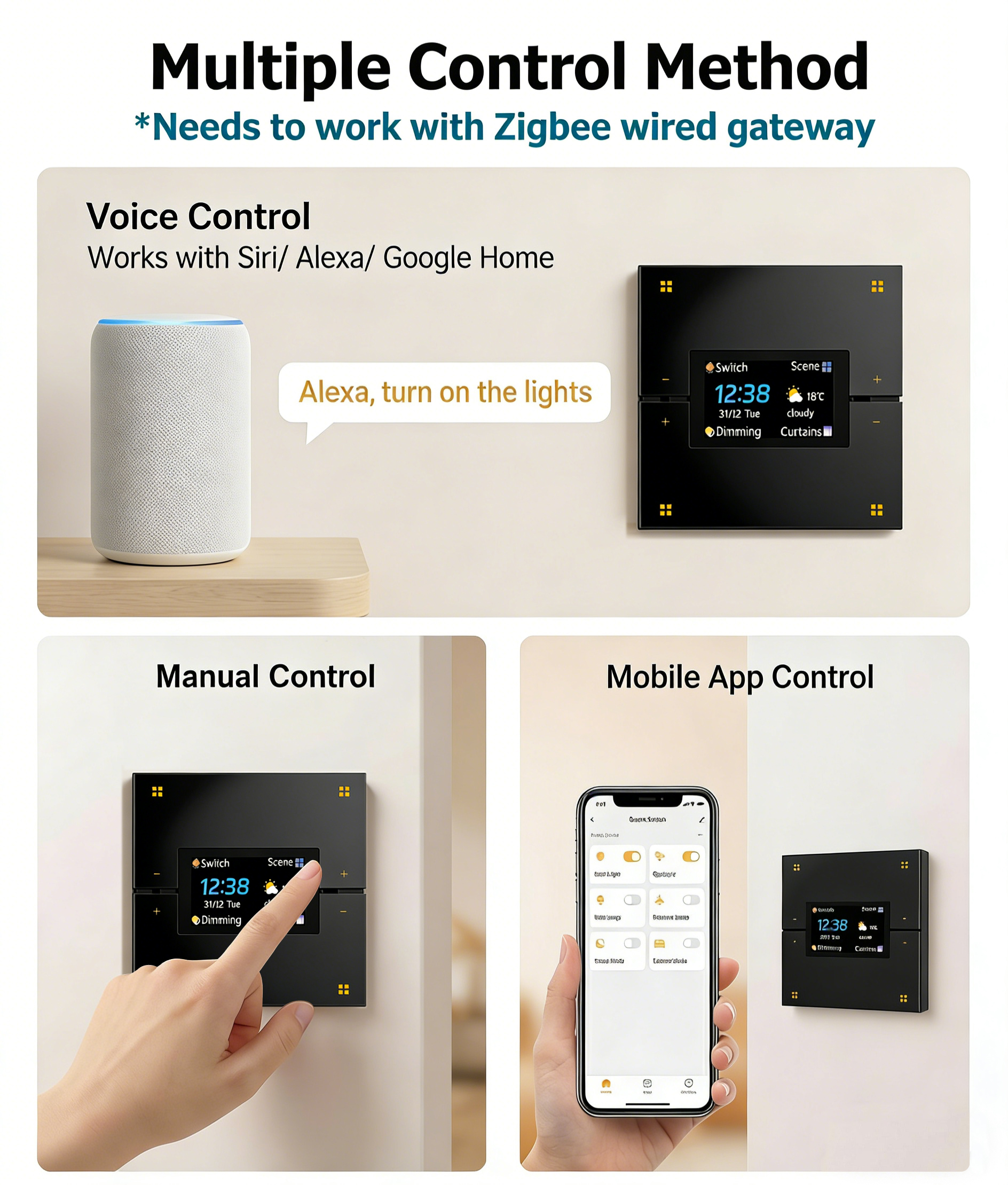 M9 Pro 8-Button UK Tuya Smart  - Smart Home Voice Control recensie en prijs